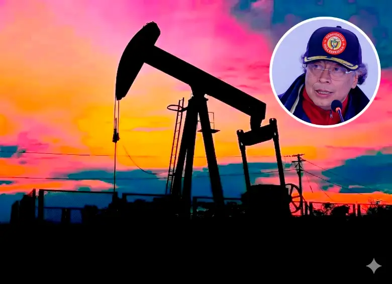 El presidente Gustavo Petro generó controversia tras afirmar que el petróleo y el gas dejarán de venderse en el mundo. FOTO AFP Y PRESIDENCIA