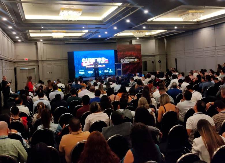 La XVIII Cumbre Mundial de Comunicación Política se realiza en las instalaciones del Hotel Intercontinental e irá hasta este viernes. FOTO: EL COLOMBIANO