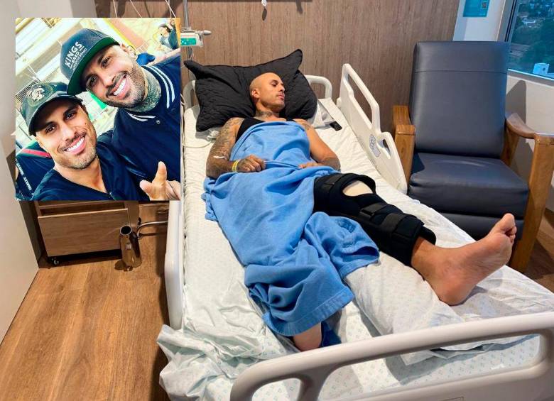Esteban Duque, quien es reconocido como el doble de Nicky Jam, está a la espera de una cirugía en la Clínica Las Américas del Sur. FOTOS: CORTESÍA
