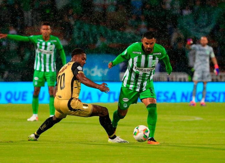 Nacional y Águilas igualaron 1-1 en el Atanasio. FOTO CAMILO SUÁREZ