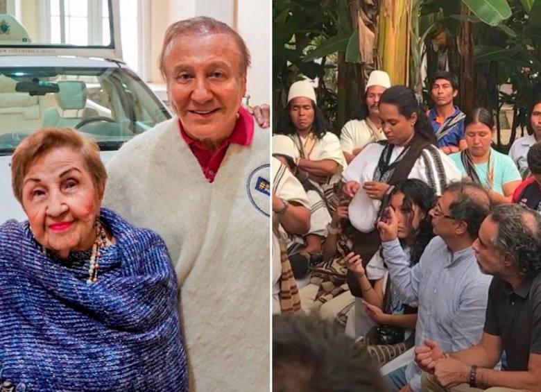 El candidato Hernández visitó la Basílica de Chiquinquirá, en Boyacá; por su parte, Petro estuvo en Cesar y se reunió con arhuacos de la Sierra Nevada de Santa Marta. FOTO CORTESÍA Y TWITTER