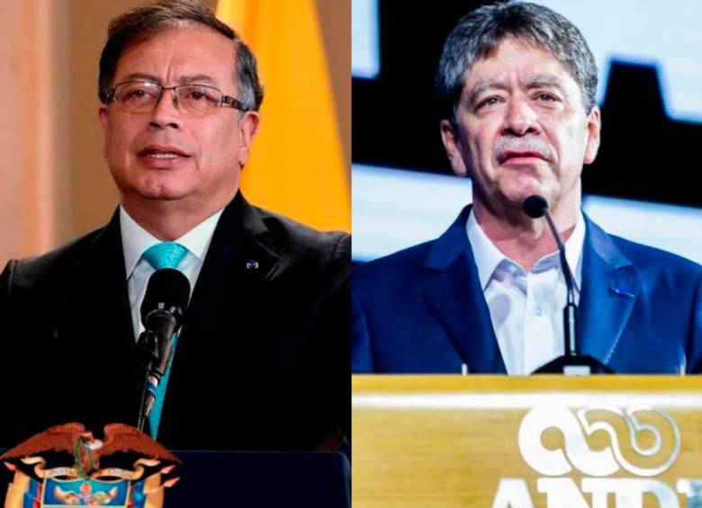 El presidente Gustavo Petro, y el presidente de la Andi, Bruce Mac Master, debatieron los alcances de la reforma laboral en Colombia. FOTO ARCHIVO