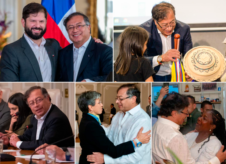 En su primera semana en el poder, el presidente Gustavo Petro dialogó con comunidades indígenas, alcaldes, empresarios, magistrados de las altas cortes y cuerpos diplomáticos. FOTO CORTESÍA