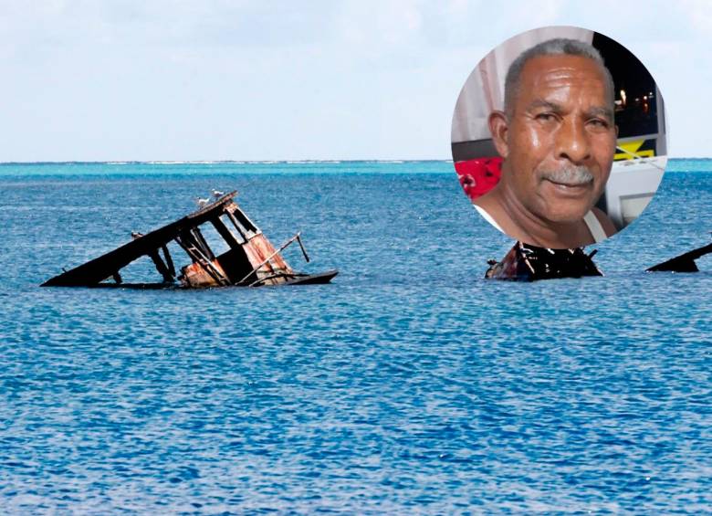 Alcides Jackson es el capitán del remolcador “Sea Voyager” que se hundió en la zona insular de Cartagena. FOTO: ARCHIVO EC Y CORTESÍA