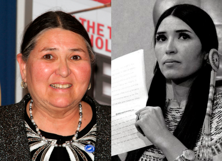 La actriz y activista Littlefeather dio un discurso en la premiación de los Óscar en 1973. Fue abucheada y recibió un mal trato en la presentación, la Academia ahora pide disculpas. FOTOS: Cortesía