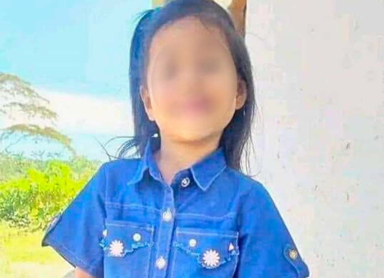 Karol Natalia Chantre, de 5 años, fue encontrada sin vida luego de su desaparición. FOTO TWITTER