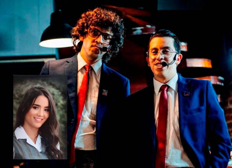 Camilo Pardo (izq.) y Camilo Sánchez (der.) terminaron envueltos en una polémica por chistes sobre la muerte de Isabella Montoya (detalle). FOTOS: CORTESÍA
