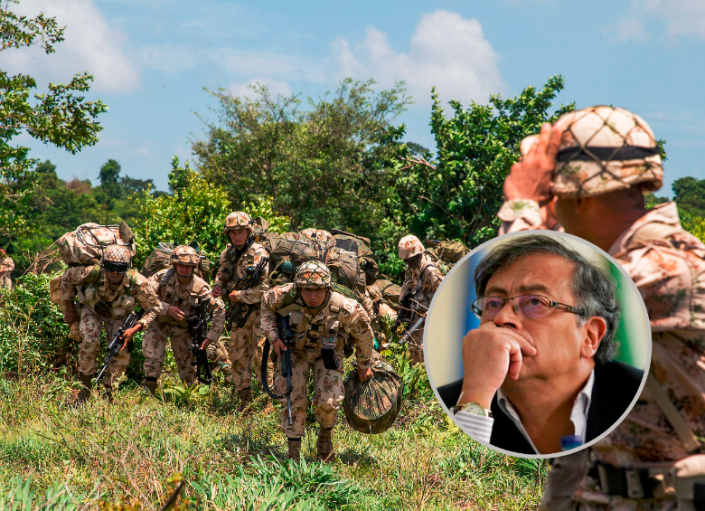 El presidente Gustavo Petro ha insistido en sacar a los jóvenes que prestan servicio militar de las zonas convulsas del país. Sin embargo, según militares, esa orden es casi imposible de cumplir. FOTO colprensa