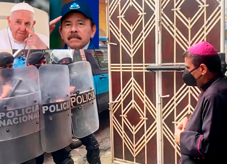 Tras comentario del máximo jerarca de la Iglesia Católica, el mandatario nicaragüense arremetió contra Francisco, quien ha mantenido un sabio silencio. FOTO Cortesía