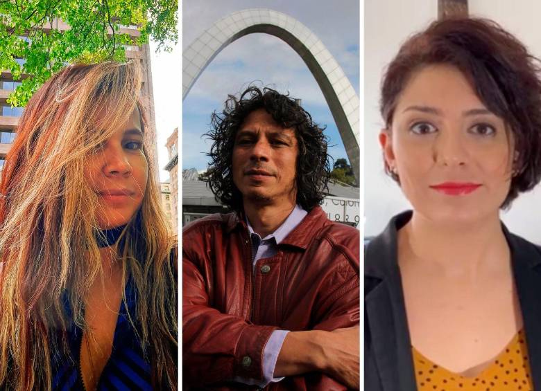 Fadir Delgado, Luis Miguel Rivas y María Antonia Léon fueron los ganadores de los premios literarios del Ministerio de Cultura. Fotos: Cortesía y Colprensa.