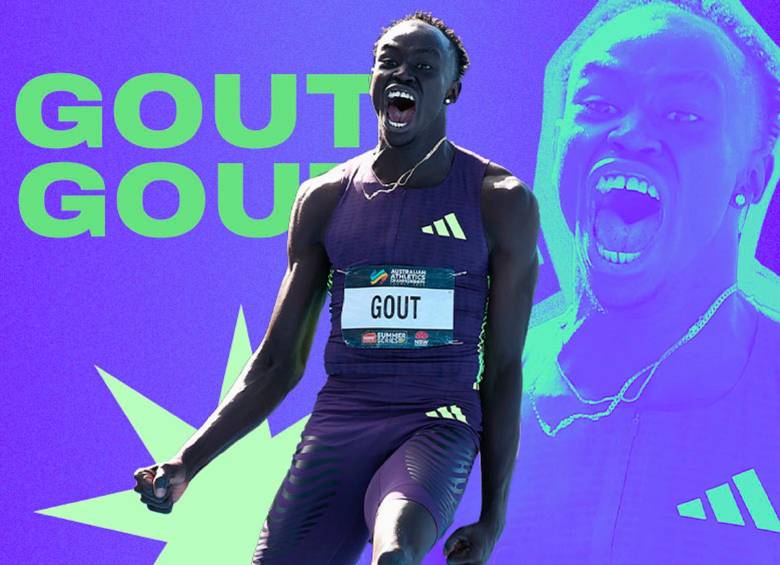 Gout Gout, de 18 años, ya causa sensación en el atletismo mundial. FOTO GETTY