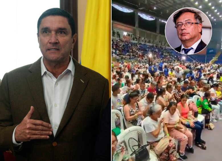El alcalde de Bucaramanga no ocultó su inconformismo con el desplante que el presidente Gustavo Petro le hizo en un evento con centenares de ciudadanos. FOTO COLPRENSA Y CORTESÍA