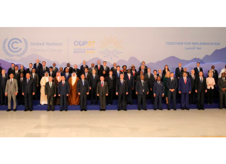 Los líderes del mundo se concentraron en Egipto para hablar sobre la crisis climática. FOTO: CORTESÍA
