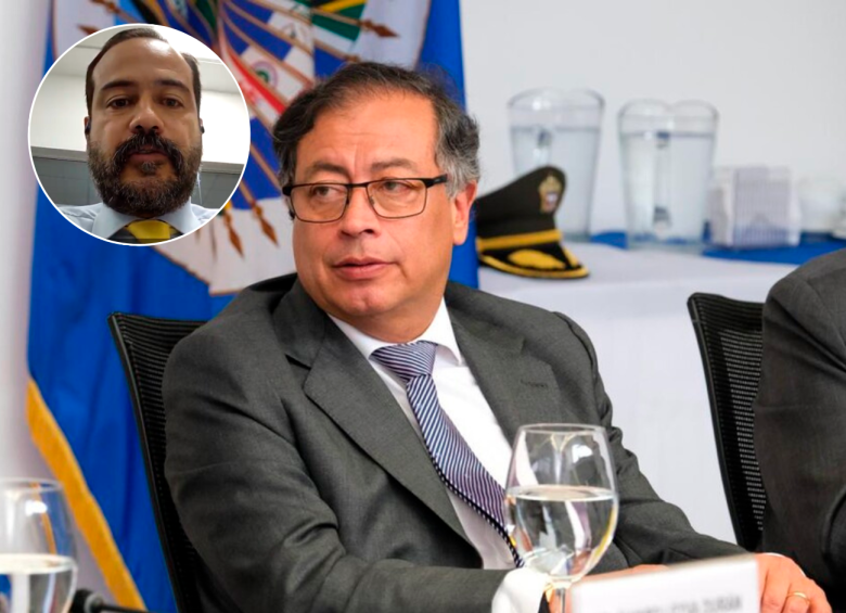 En mayo pasado el presidente Gustavo Petro reclamó por la presunta omisión del fiscal Daniel Hernández (foto detalle) en la investigación de crímenes del Clan del Golfo. FOTO: Colprensa