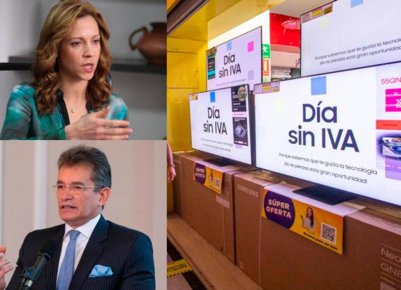 María Claudia Lacouture, presidenta de AmCham Colombia, y Javier Díaz, presidente de Analdex, se refirieron a los efectos que los cambios en los días sin IVA tendrían para Colombia ante la OMC. FOTO ARCHIVO