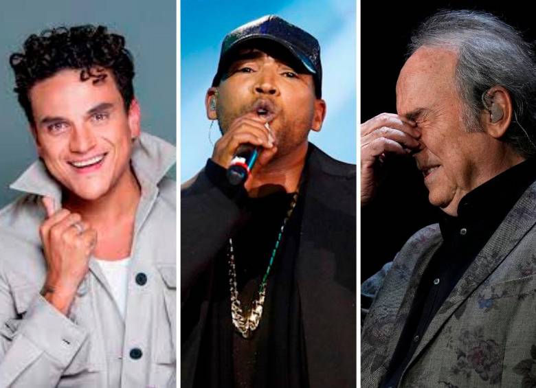 Silvestre Dangond, Don Omar y Joan Manuel Serrat son algunos de los que han dado un paso al costado. Fotos: Efe.