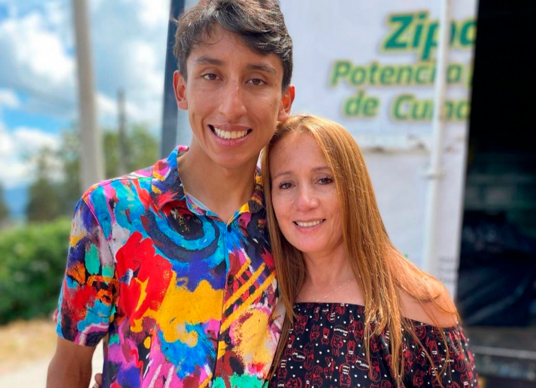Tanto Egan como su otro hijo, Ronald Stiven, le comentaron mensajes de apoyo a Gómez. FOTO INSTAGRAM