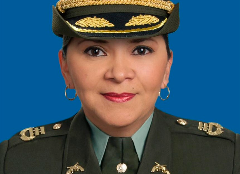 La coronel Olga Patricia Salazar, oriunda de Boavita (Boyacá), lleva más de 25 años en la institución. FOTO: CORTESÍA 