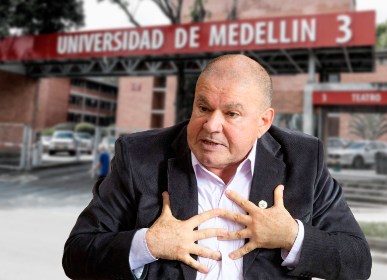 Néstor Raúl Posada fue nombrado rector de la Universidad de Medellín en 2024. FOTO El Colombiano