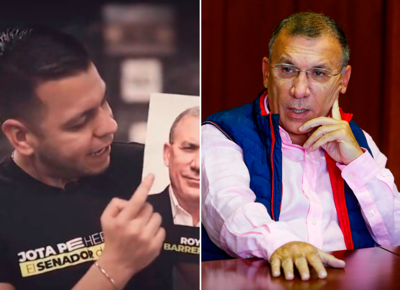 Barreras se pronunció para desestimar las denuncias del senador Jota Pe Hernández en su contra y de paso lo retó a que revelara las pruebas en su contra. FOTO CORTESÍA Y MANUEL SALDARRIAGA 