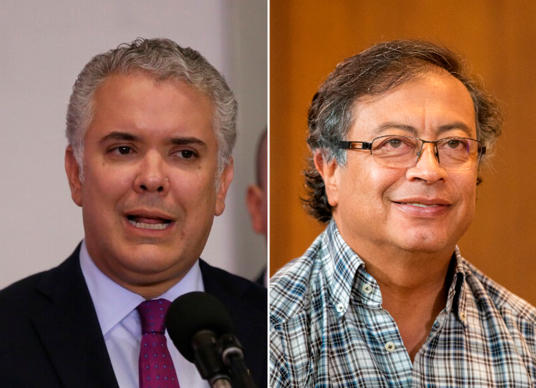 Duque llamó a Petro y lo felicitó por ganar las elecciones. FOTO COLPRENSA Y EL COLOMBIANO