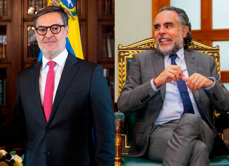 Los embajadoras de Venezuela, Félix Plasencia, y de Colombia, Armando Benedetti, asumieron formalmente sus cargos esta semana. FOTOS: Cancillería