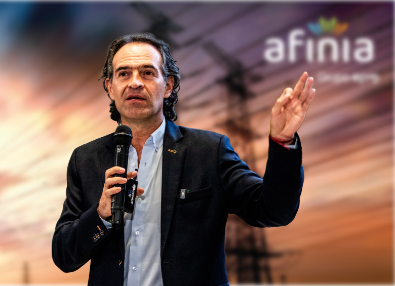 El alcalde de Medellín, Federico Gutiérrez, reiteró su preocupación por la situación financiera de Afinia y alertó que le representa pérdidas por $1,5 billones a EPM todos los años. FOTO: Julio Cesar Herrera y Cortesía