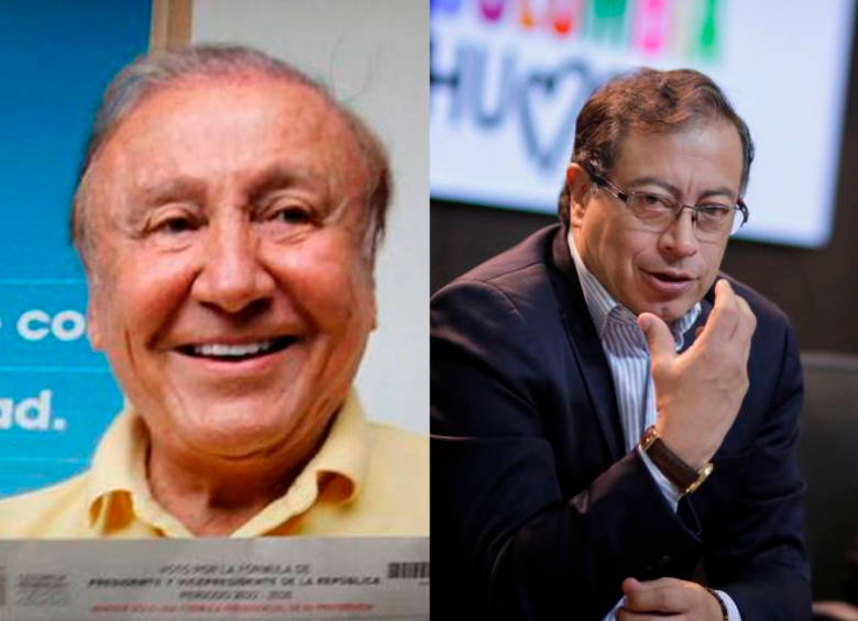 Rodolfo Hernández sigue siendo el candidato con más intención de voto por encima de Gustavo Petro. FOTOS: COLPRENSA 