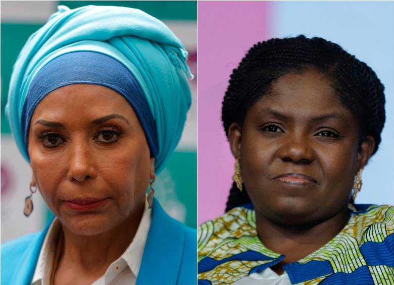 La senadora Piedad Córdoba y la vicepresidenta Francia Márquez. FOTOS: COLPRENSA