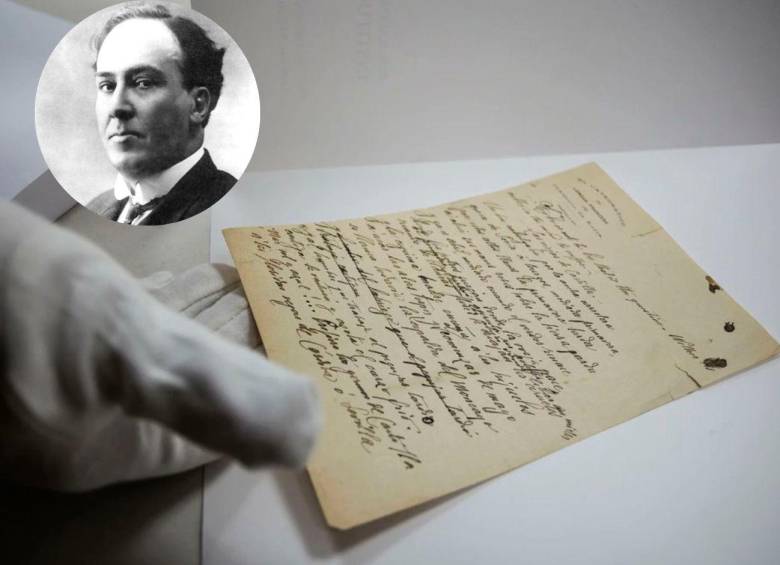 El manuscrito fue encontrado en los archivos del secretario del hermano de Antonio Machado. Foto: Tomada del Twitter de Diario de Burgos.