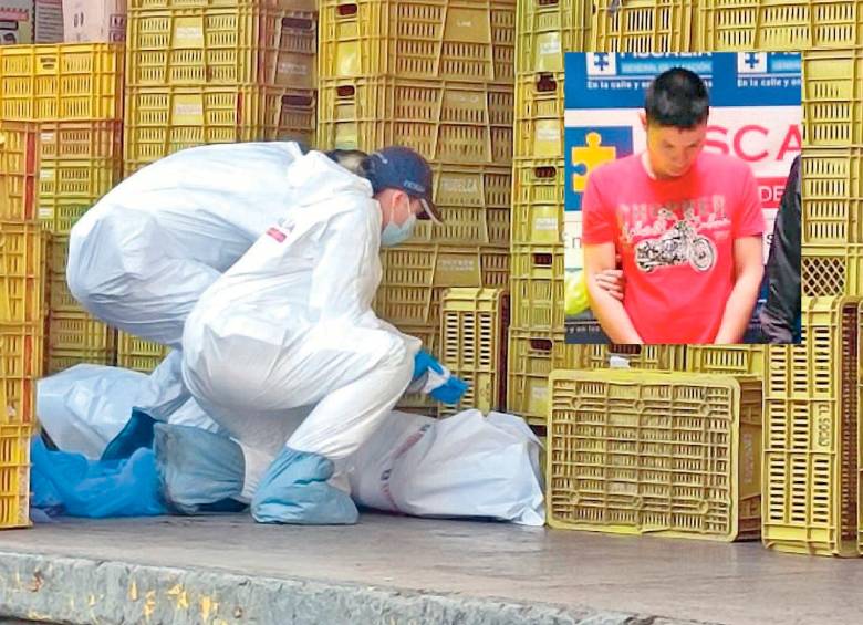 Víctor Alfonso Morales Arango (detalle), de 33 años, fue condenado por el crimen dentro de la Central Mayorista de Antioquia. FOTOS: MAURICIO LÓPEZ RUEDA Y CORTESÍA