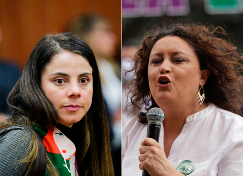 La senadora Esmeralda Hernández, del Pacto Histórico, aseguró que prefería a Inti Asprilla como presidente del Senado, pero votó por Lozano por un acuerdo de su partidos. FOTO COLPRENSA