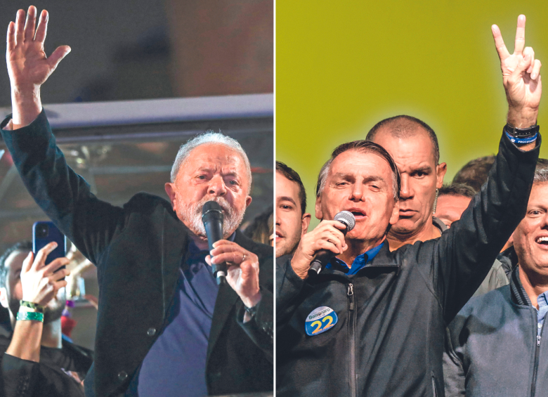 Lula se quedó con el 48,35% de los votos; Bolsonaro sorprendió aunque no era favorito. FOTO GETTY