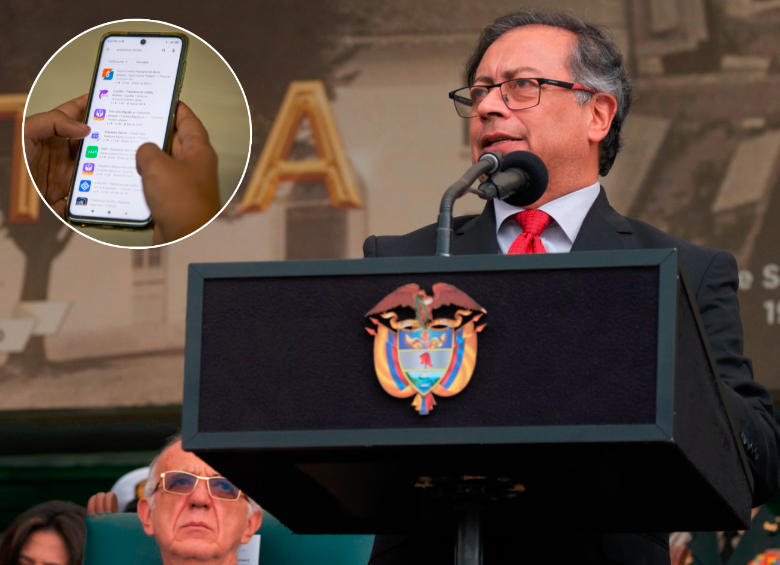 El presidente Petro aseguró que es urgente luchar contra la lucha de celulares en Barranquilla, Bogotá, Cali, Cúcuta, Cartagena, Sincelejo y Santa Marta. FOTO CORTESÍA Y ESNEYDER GUTIÉRREZ