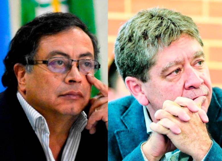 Gustavo Petro (izq.), presidente electo de Colombia y Bruce Mac Master (der.), presidente de la Andi. El segundo habló sobre la polémica de acabar el Día sin IVA.