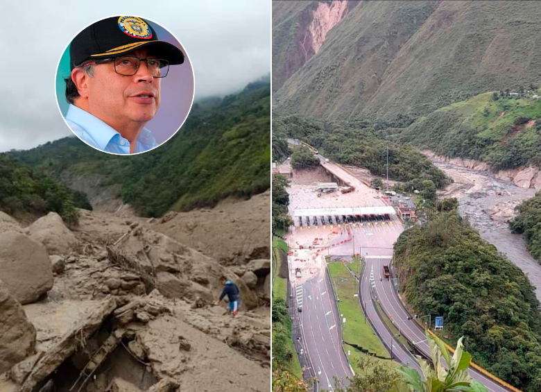 El presidente Gustavo Petro viajó a San Andrés tras arribar al país después de su viaje a Europa y decidió no acercarse a la zona de la tragedia en Cundinamarca. FOTO PRESIDENCIA Y UNGRD