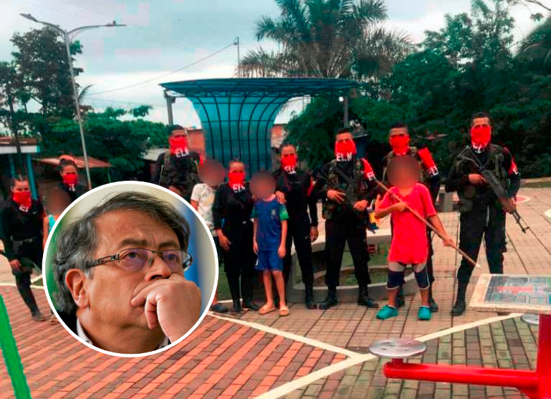 El presidente Gustavo Petro rechazó el patrullaje del ELN en zona rural del Norte de Santander. Foto: Cortesía