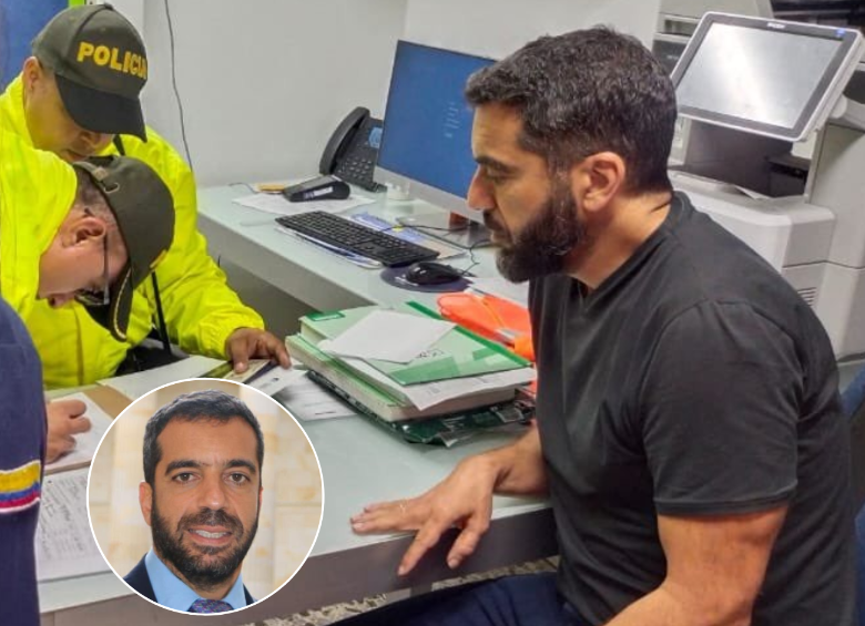 En la imagen el exsenador Arturo Char, acusado de corrupción electoral, siendo capturado en septiembre de este año al volver al país luego de visitar los Estados Unidos. FOTO CORTESÍA Y COLPRENSA 
