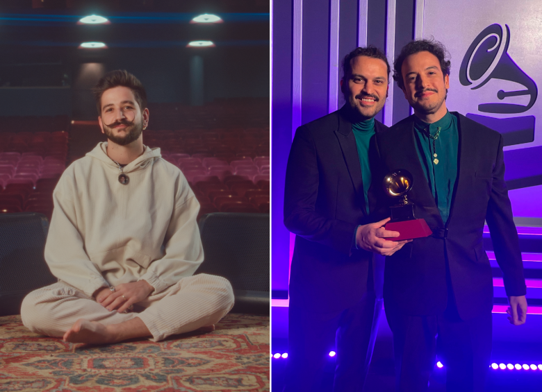Camilo Echeverri y los hermanos Mauricioy Camilo Ríos, ganaron el Latin Grammy como Mejor video musical versión larga. FOTOS Cortesía.