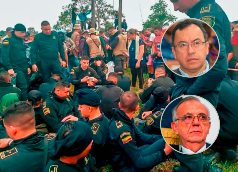 El ministro de Defensa, Iván Velásquez y el ministro del Interior, Alfonso Prada serán investigados por la Procuraduría tras secuestro de policías y civiles en Caquetá FOTO: Cortesía