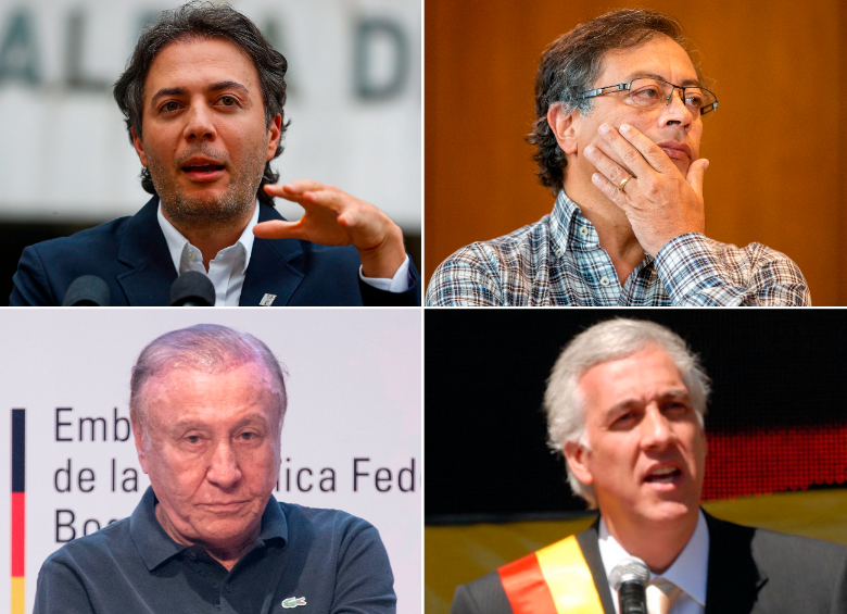 Daniel Quintero, Rodolfo Hernández y Samuel Moreno son algunos de los alcaldes que han sido suspendidos por la Procuraduría. Gustavo Petro fue inhabilitado. FOTO EL COLOMBIANO Y COLPRENSA