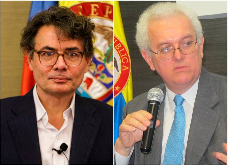 Alejandro Gaviria y José Antonio Ocampo, ambos han tenido experiencia en ministerios, el primero en la cartera de Salud y el segundo en el de Hacienda. FOTOS: COLPRENSA