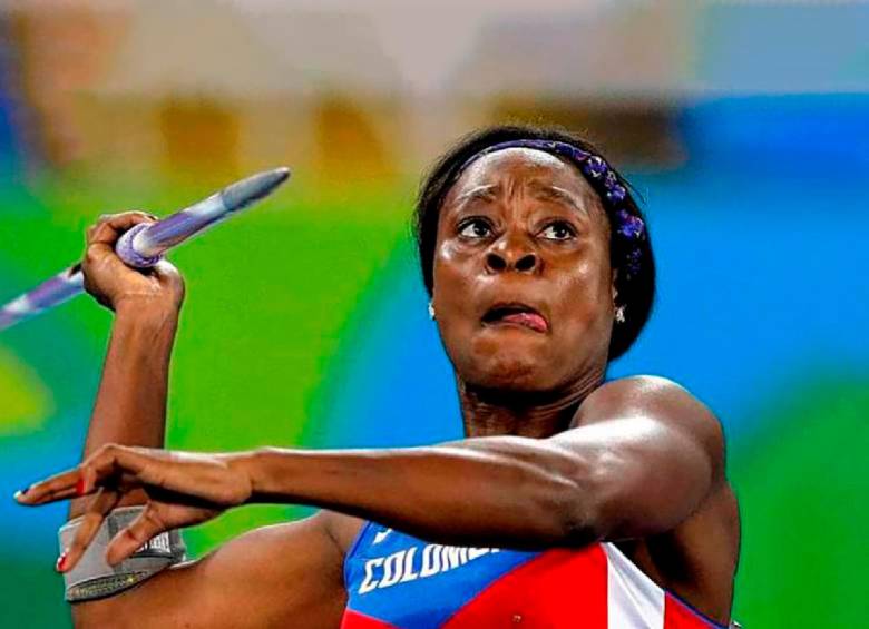 Flor Denis Ruiz afrontará la final del lanzamiento de jabalina en Budapest, a donde llega después de lograr el tercer puesto en la Liga de Diamante de Bruselas. FOTO CORTESÍA COC