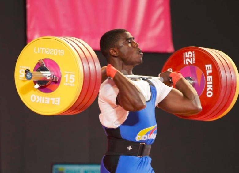 Jhonatan Rivas Mosquera, una de las figuras de las pesas en Colombia. FOTO CORTESÍA COC