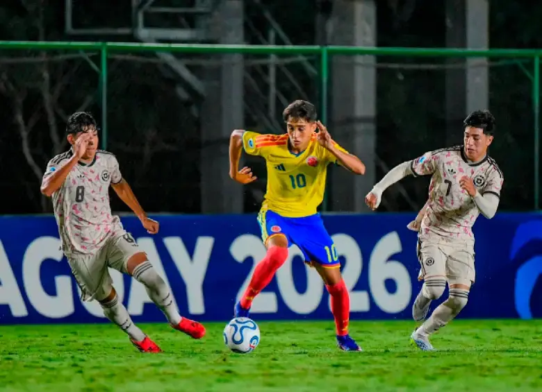 Samuel Martínez viene de ser una de las figuras en el Sudamericano sub-17. FOTO X-FCF