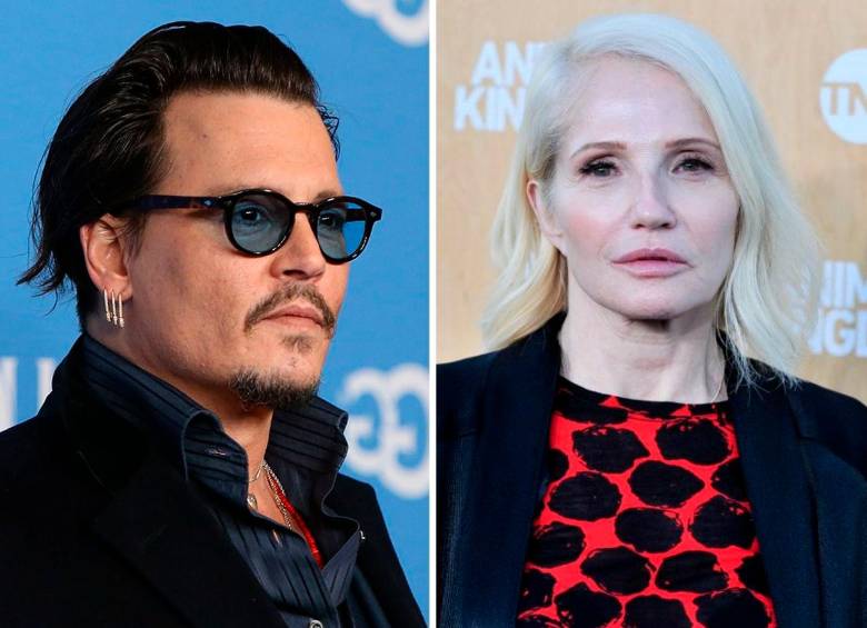 Johnny Depp y Ellen Barkin salieron en la década de los 90. Ella lo dejó luego de que le lanzara una botella de vino en la habitación de un hotel. 