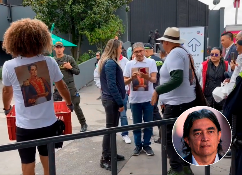 Intentaron hacerle campa a a Gustavo Bol var con camisetas de