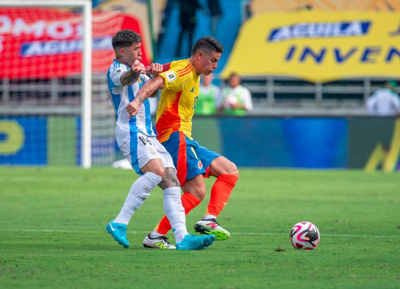 Colombia visita a Argentina por la fecha 16 de las Eliminatorias al Mundial. FOTO: JUAN ANTONIO SÁNCHEZ