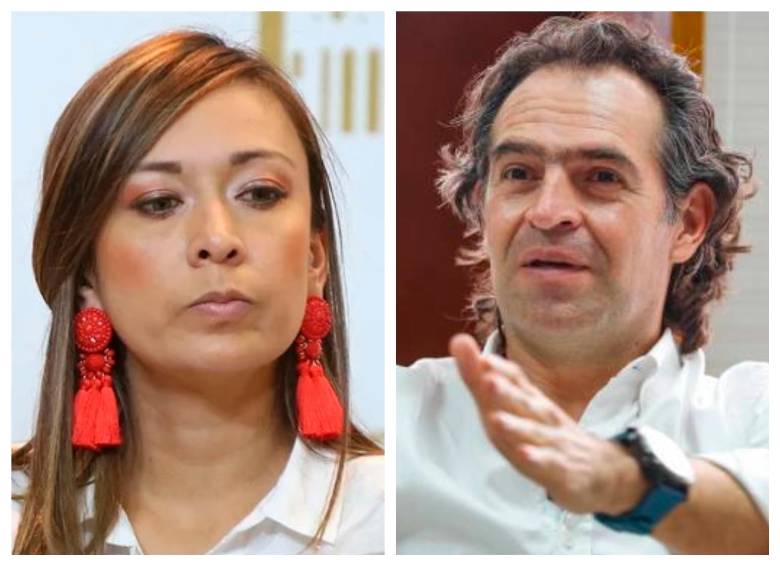 Katherine Miranda, representante a la Cámara, y Federico Gutiérrez, excandidato presidencial. FOTO: Archivo y Cortesía 
