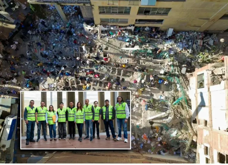 Ingenieros de Medellín irán a Pereira y Manizales a revisar edificios afectados por el terremoto. FOTO: Manuel Saldarriaga y Cortesía